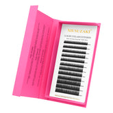 XIUSUZAKI 100% Handmade Twelve rows Recyclable Packaging Side Borderless Magnetic Buckle Graft Eyebrow